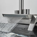 Lavabory KF02: Stylish 360° LCD Pull-out Kitchen Faucet