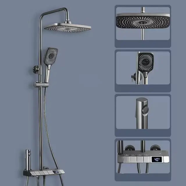 Shower System with Digital Display