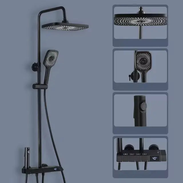 Shower System with Digital Display