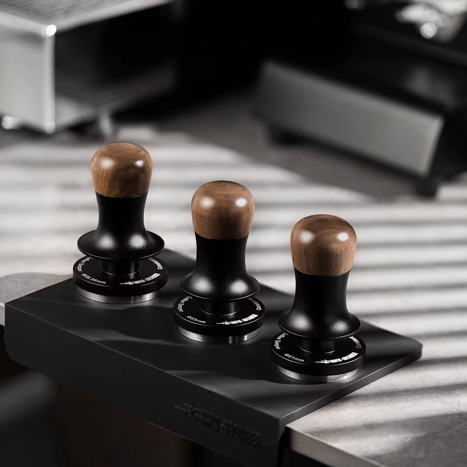 30lb calibrated coffee tamper for sale online, precision espresso tool for baristas