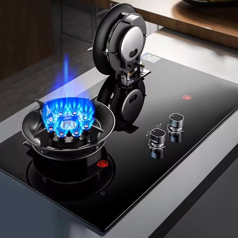 High-quality dual fuel gas cooktop available in kitchen accessories for sale online. Ideal for cooking with LNG/LPG, perfect for both kitchen and camping.