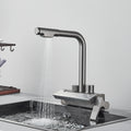 Lavabory KF02: Stylish 360° LCD Pull-out Kitchen Faucet