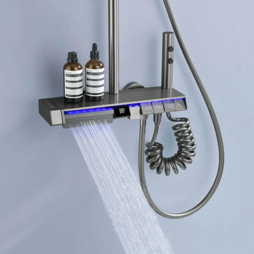 Shower System with Digital Display