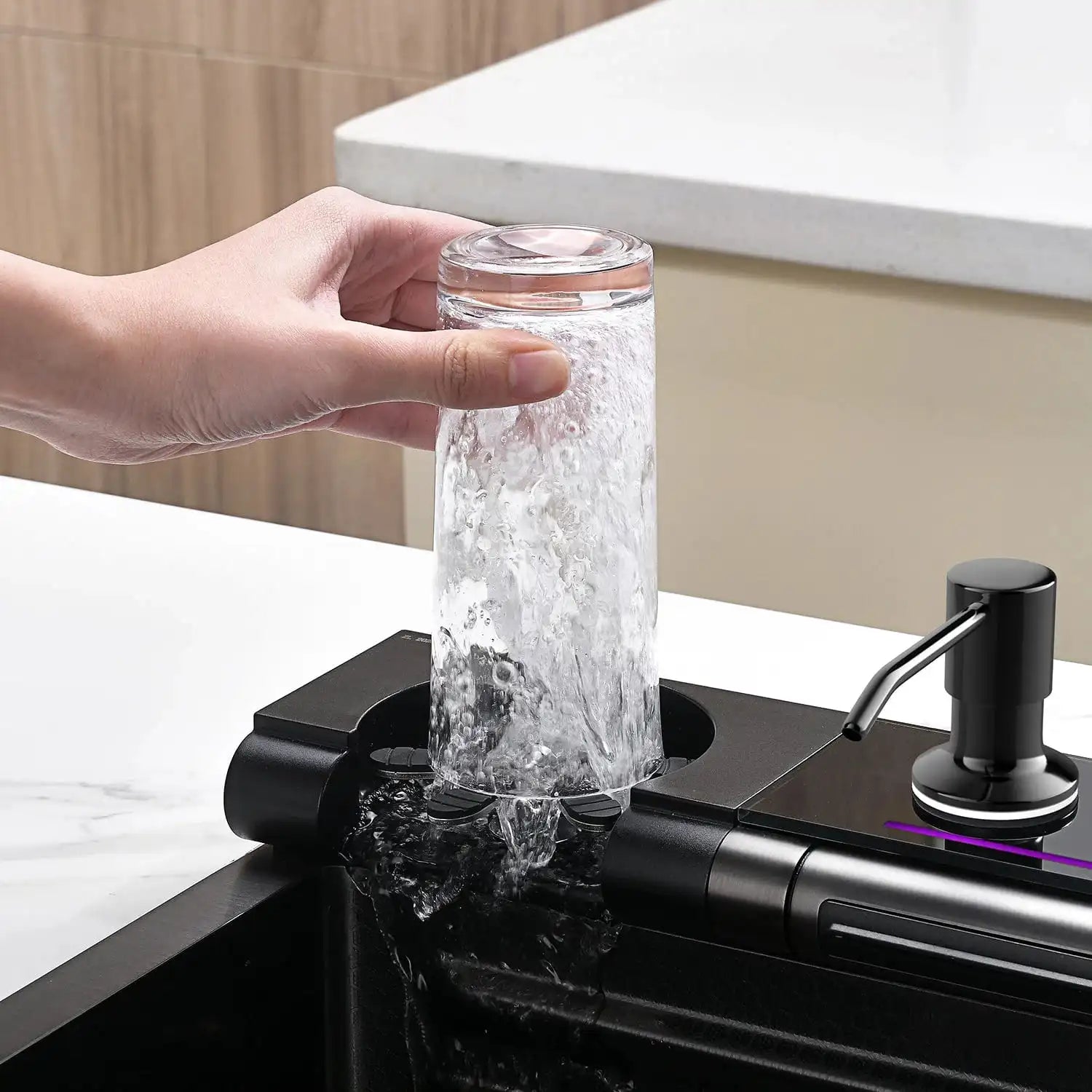 Kitchen Sink Faucet Temperature Digital Display