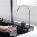 Double Waterfall Kitchen Sink Faucets