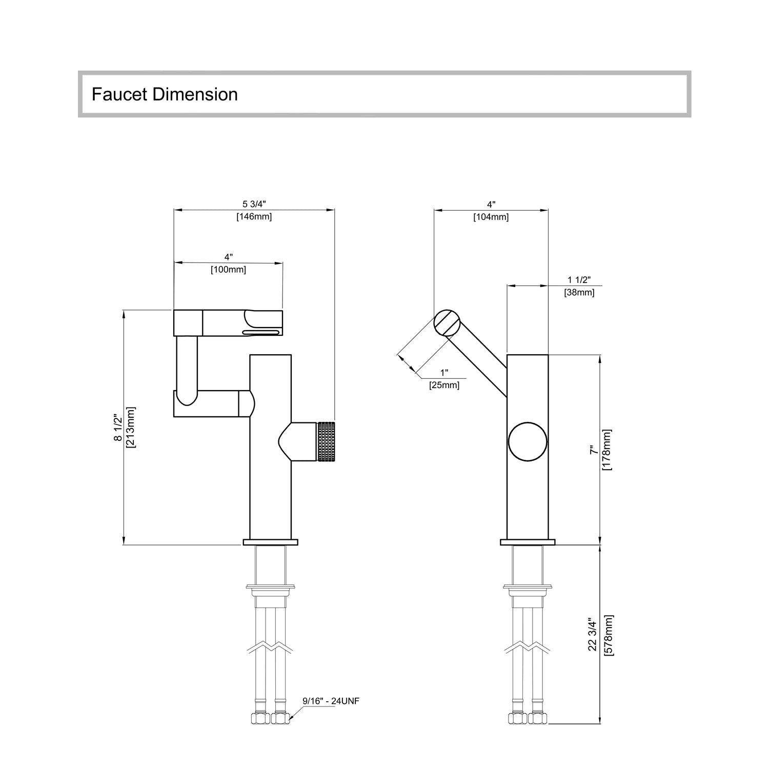 Lavabory BF03 digital display LED basin faucet.