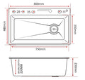 Kitchen Sink Faucet Temperature Digital Display